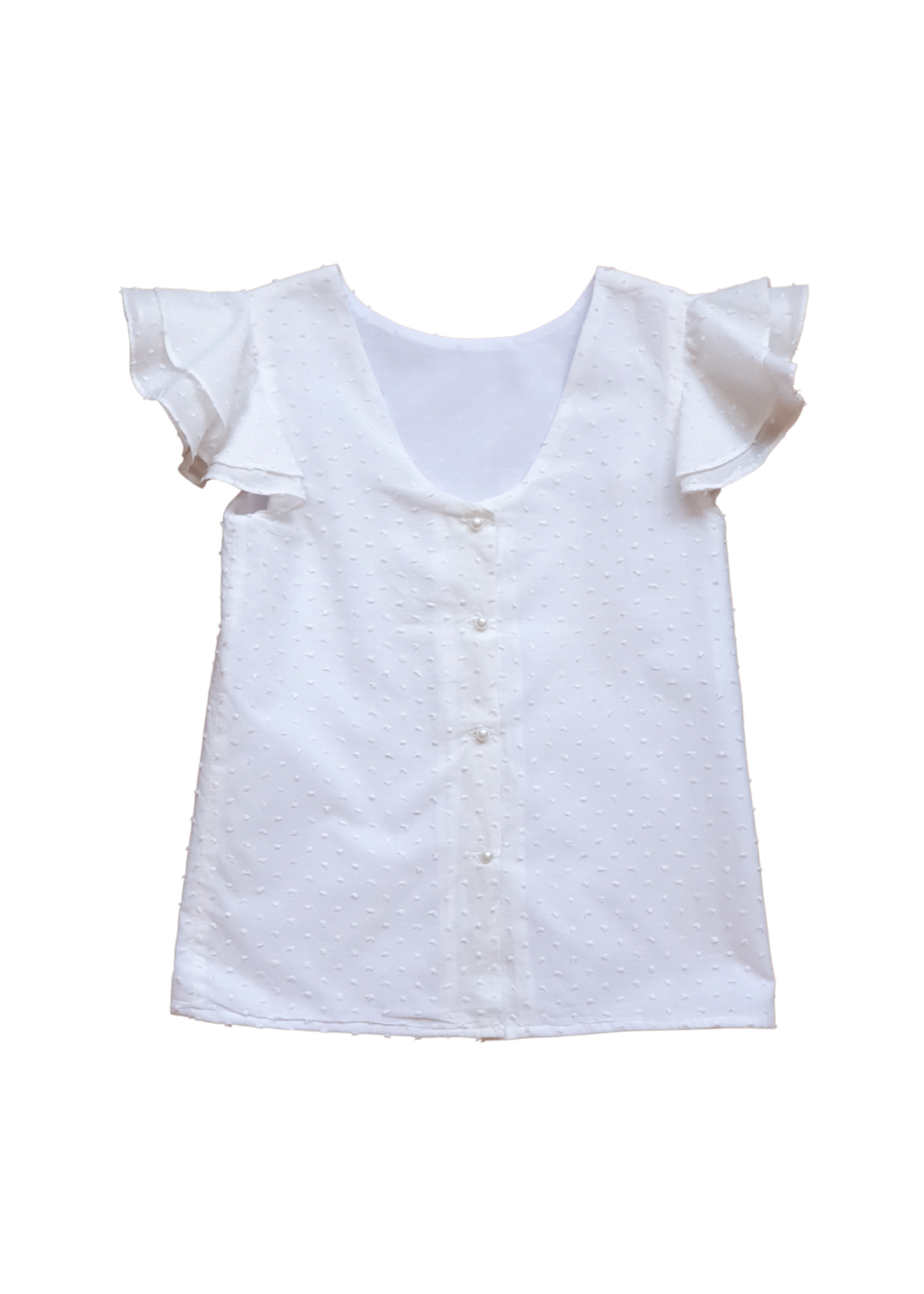 Petite Zara Luxury White Blouse - Petite Zara