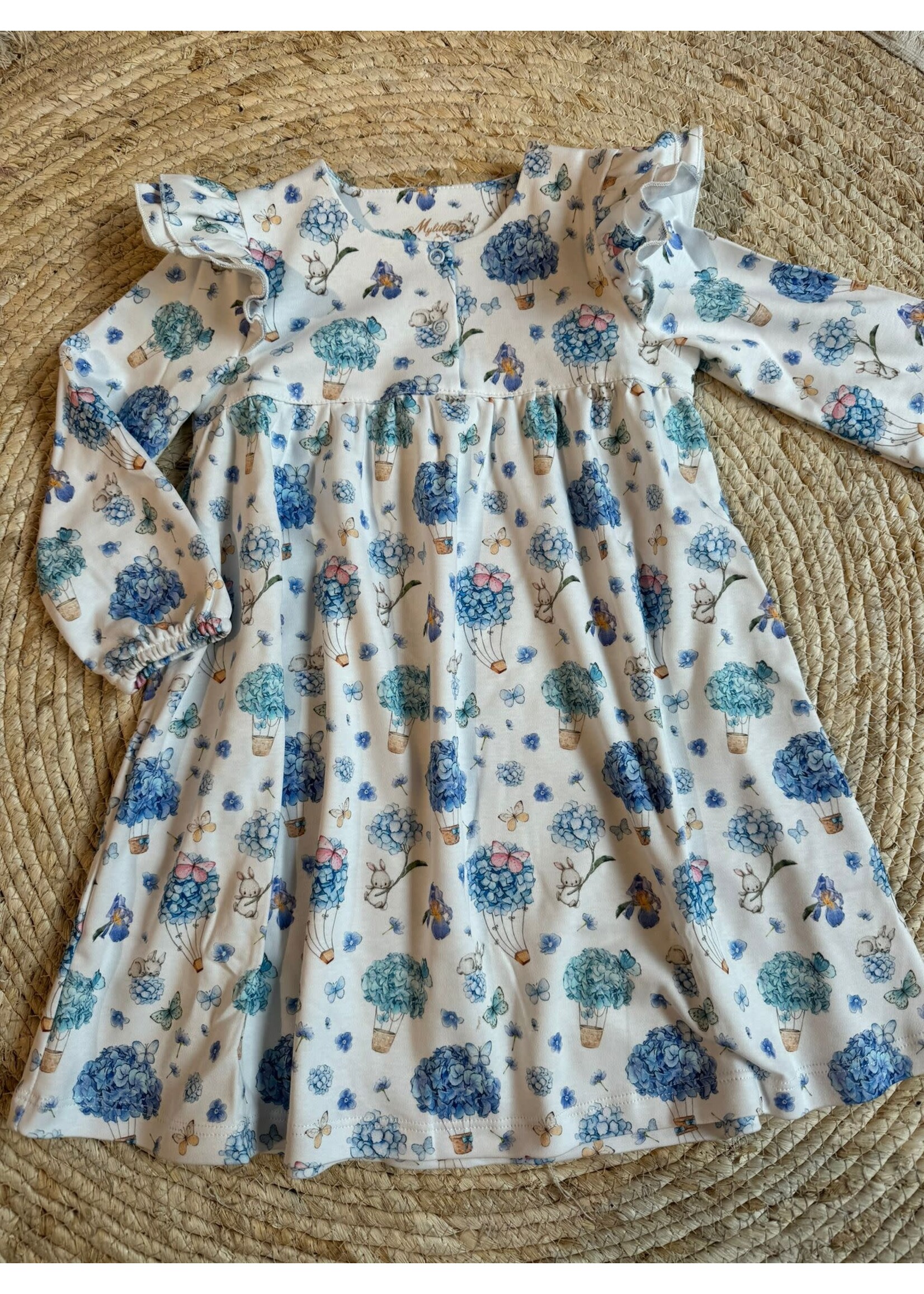 Little Pie Pyjama Dress Blue Dreams - Little Pie