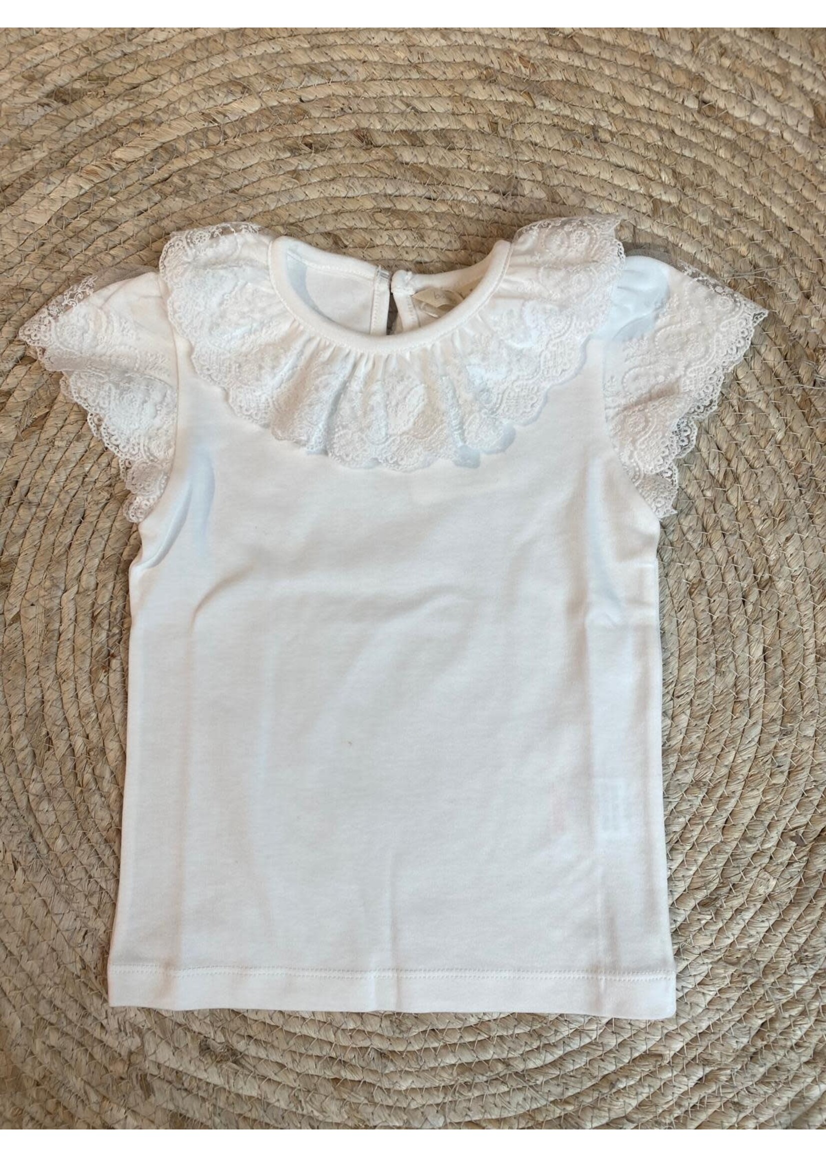 Laivicar T-shirt Romance Lace Off White - Laivicar