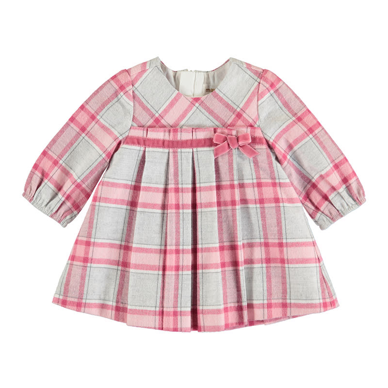 Mayoral Plaid dress pink - Mayoral