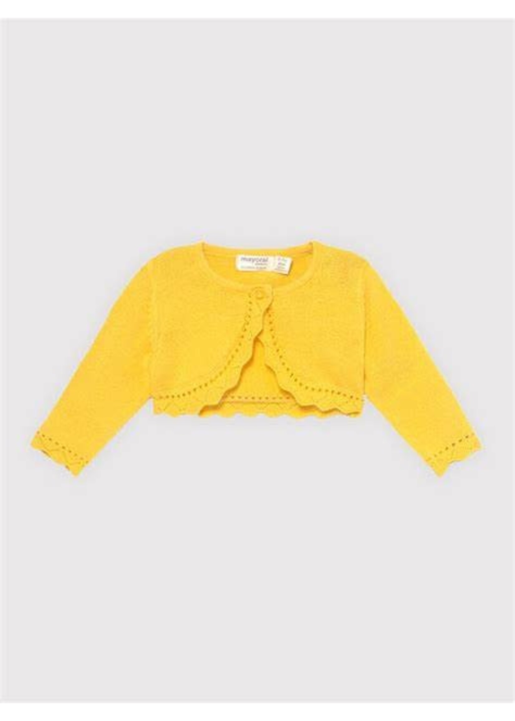 Mayoral Knitted Cardigans Yellow - Mayoral