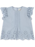 Konges Slojd Blouse Broderie Blue - Konges