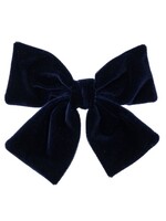 Hair Clip Velvet Navy