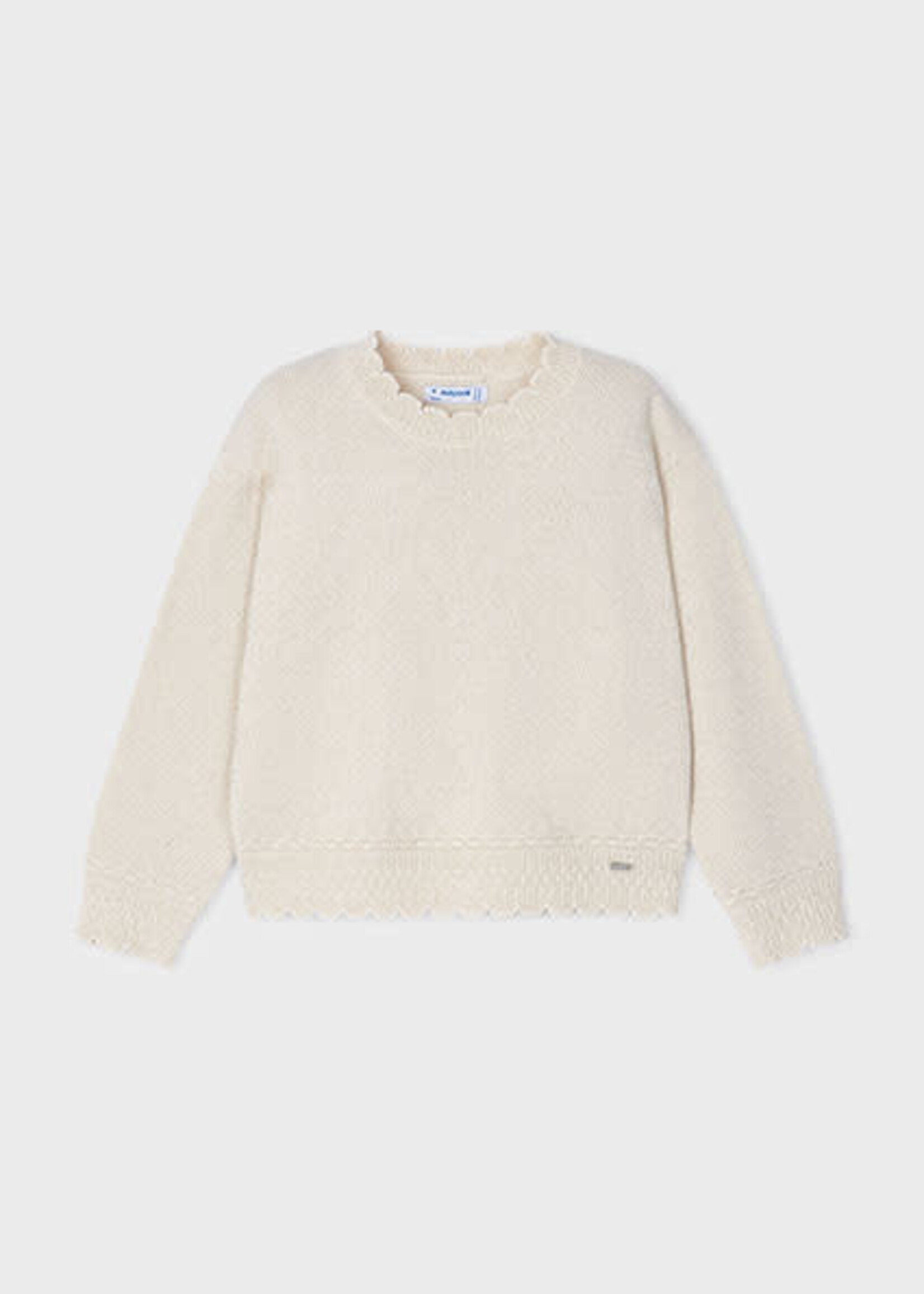 Mayoral Jumper Glitter Beige - Mayoral