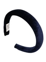 Siena Velvet Diadeem - Navy