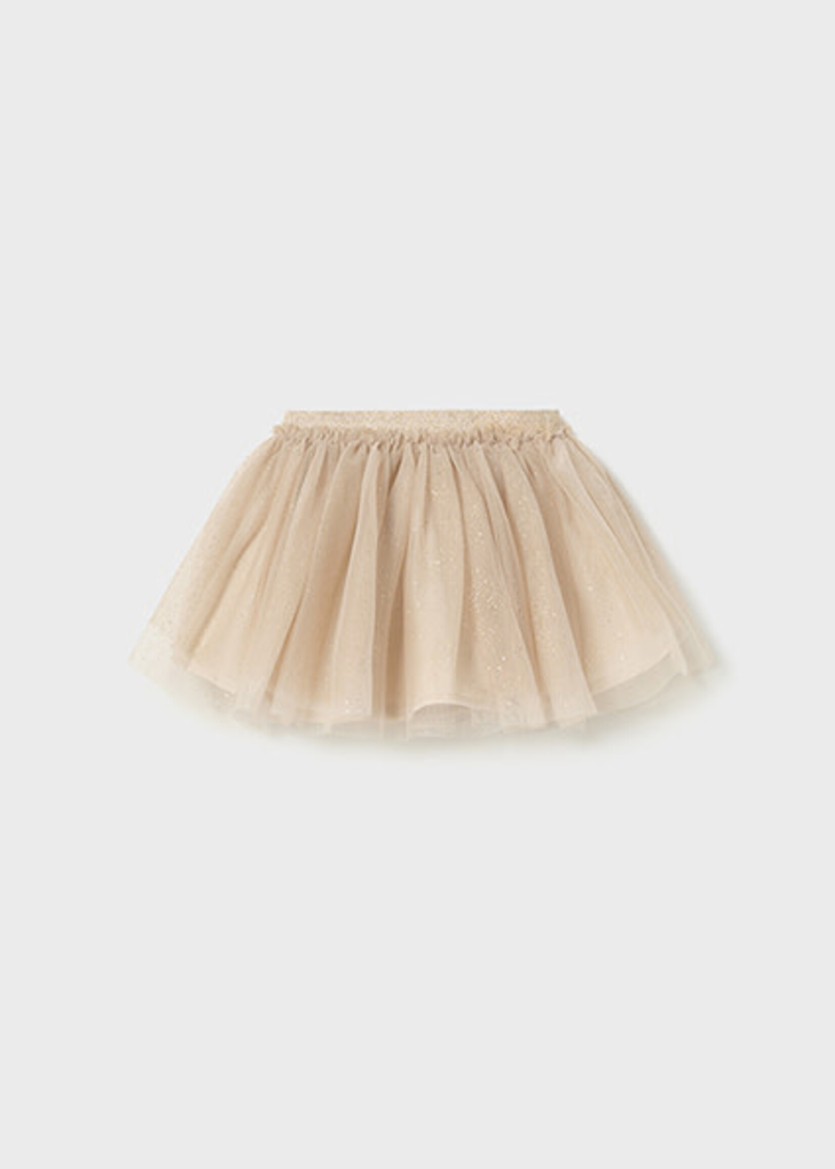 Mayoral Dress Tulle Beige  - Mayoral