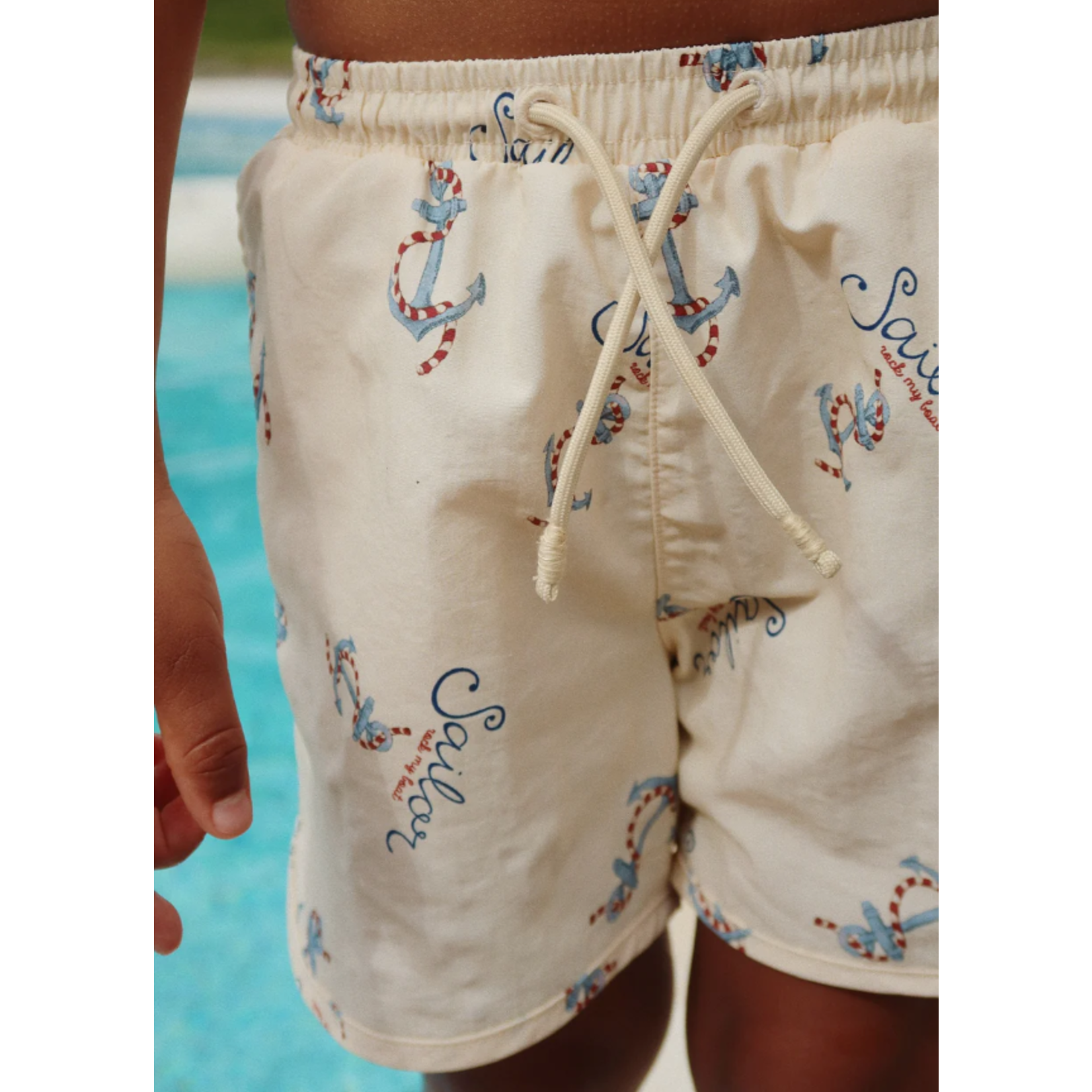 Konges Slojd Swimshort Sailor Beige - Konges Slojd