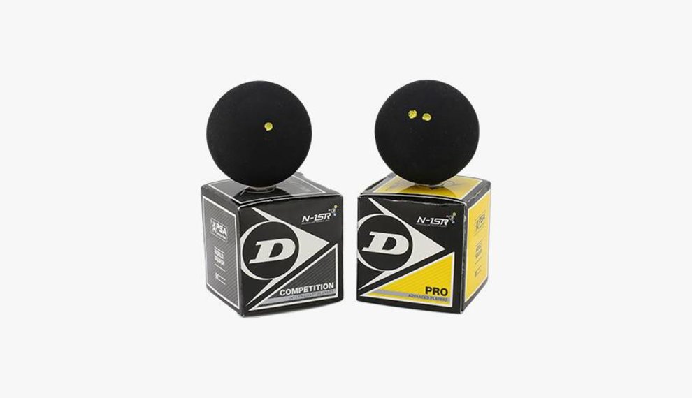 Verschil tussen de Dunlop Pro en de Dunlop Competition Squashbal