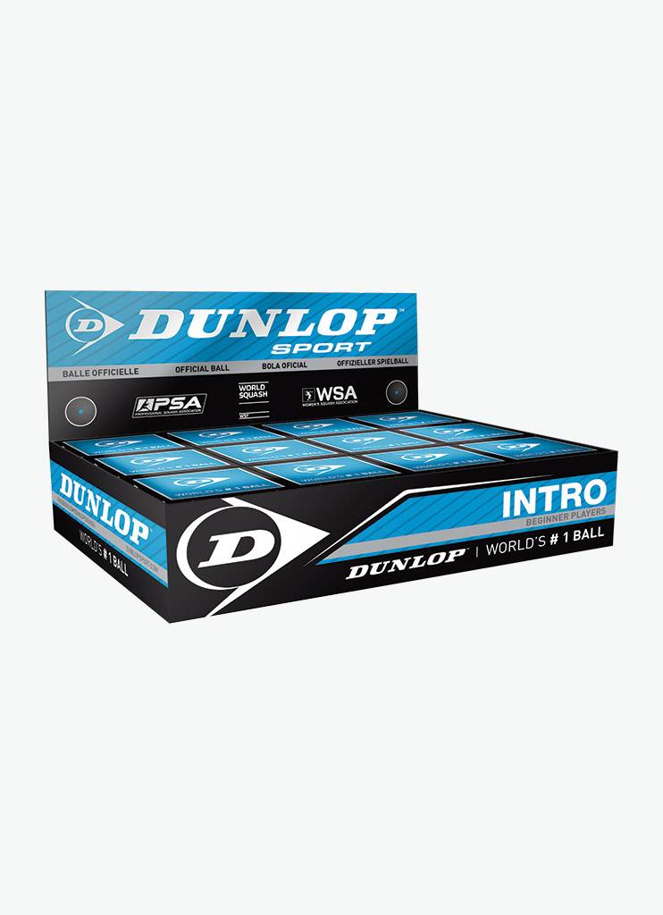 Dunlop Intro Squashbal - 12 Stuks
