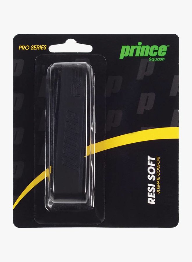 Prince Resisoft Squash Basisgrip - Zwart