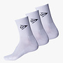 Dunlop Heren Crew Sokken - 3 Paar - Wit