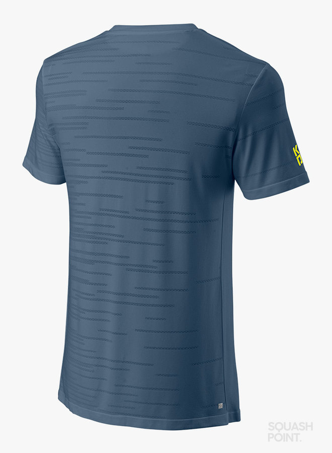 Wilson Kaos Rapide Seamless Crew II - Blauw