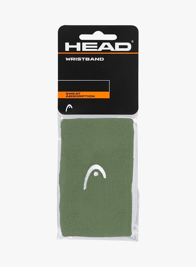 Head Polsband 5" - 2 Stuks - Groen