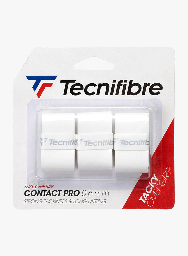 Tecnifibre Contact Pro Overgrip - Wit