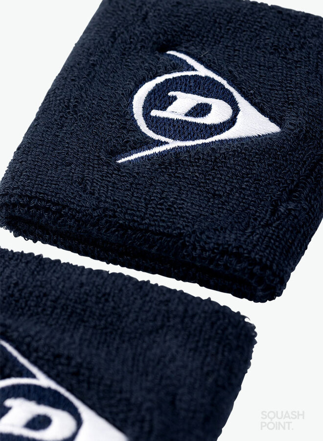 Dunlop Polsband - 2 Stuks - Donkerblauw