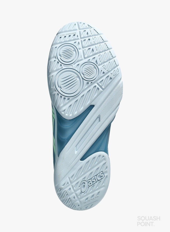 Asics Powerbreak FF - Blauw / Lichtgroen