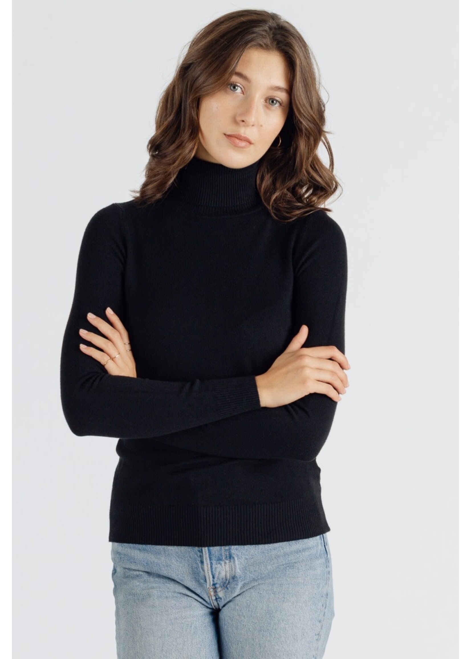 Turtle neck zwart