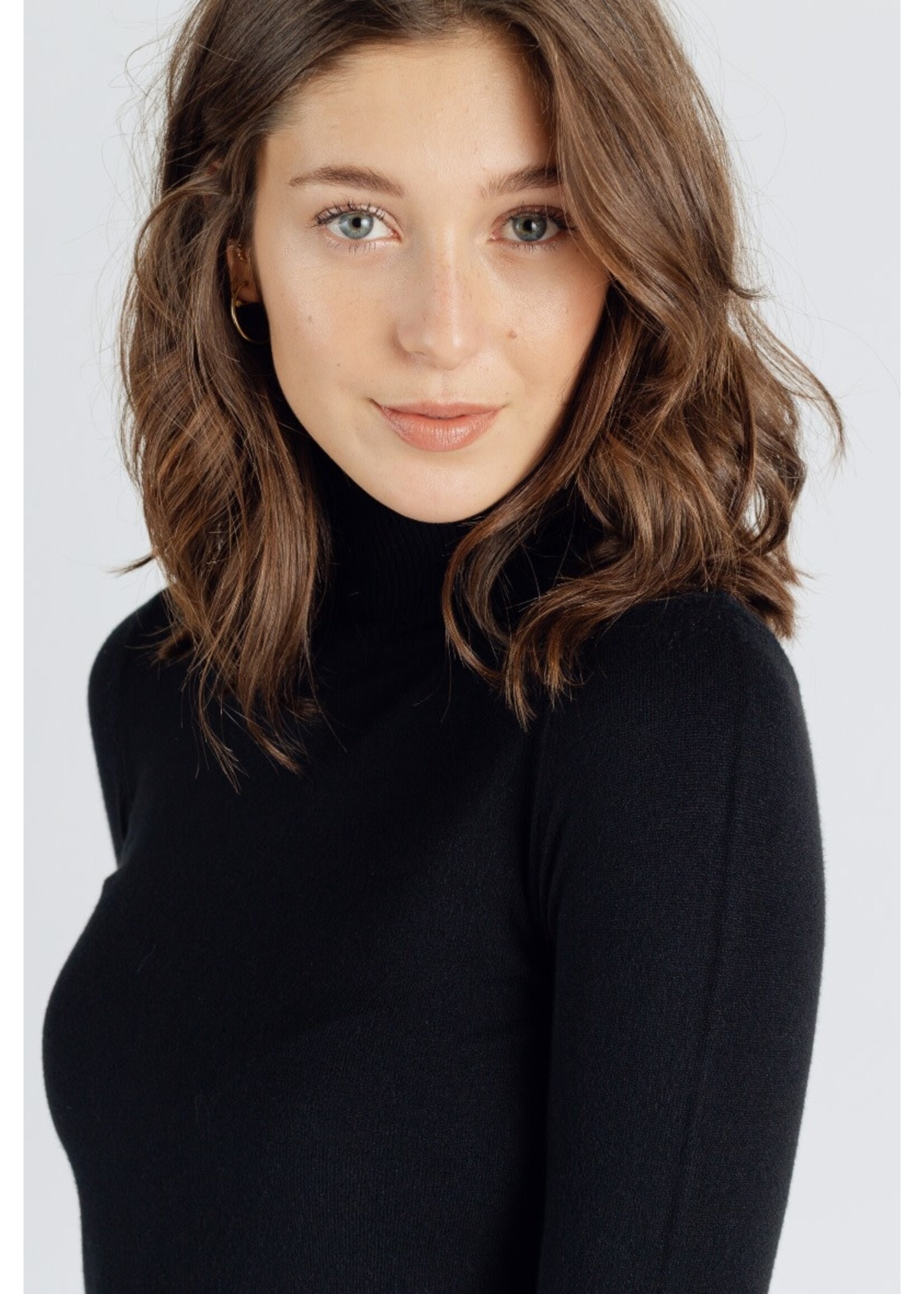 Turtle neck zwart