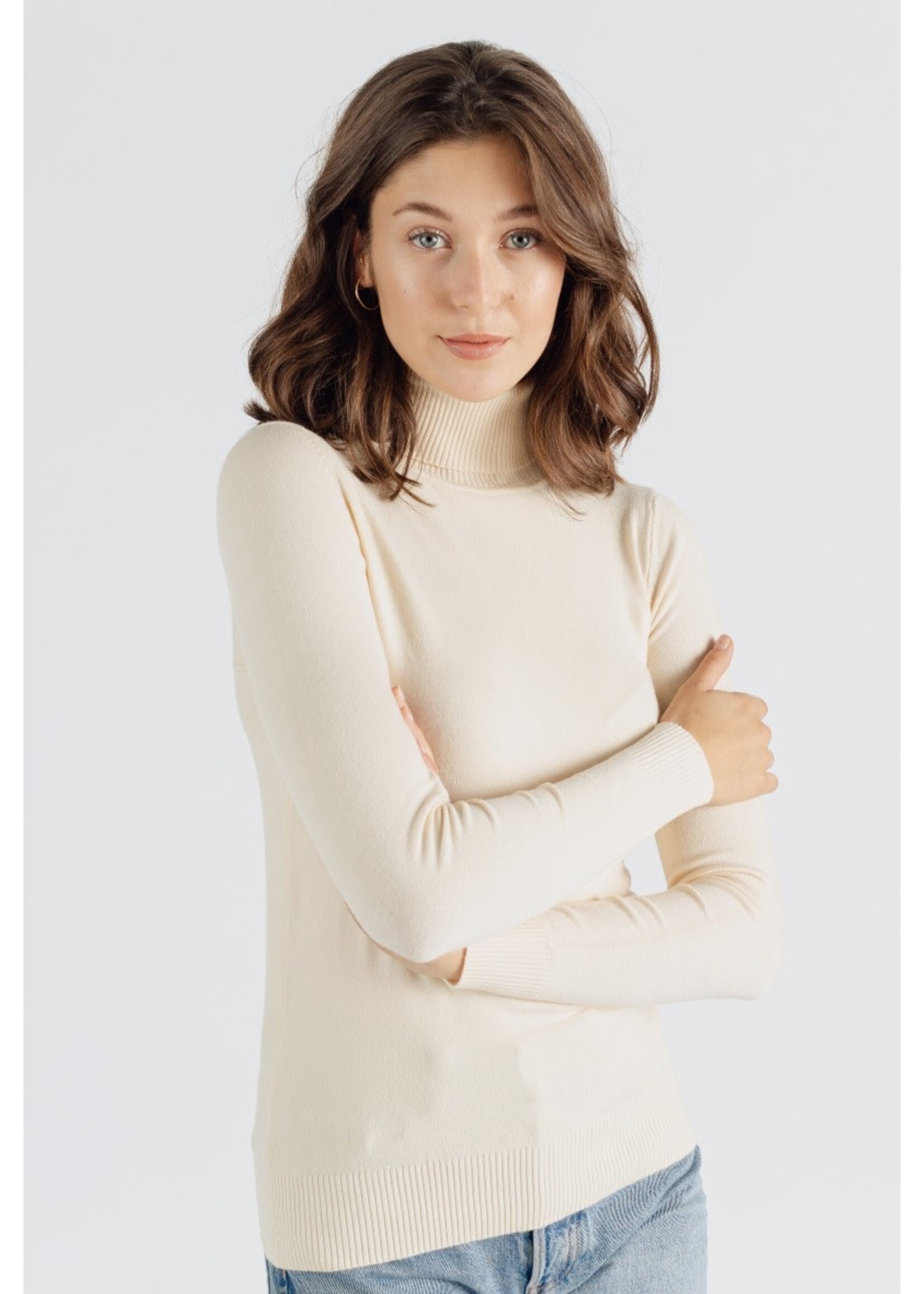 Turtle neck Beige