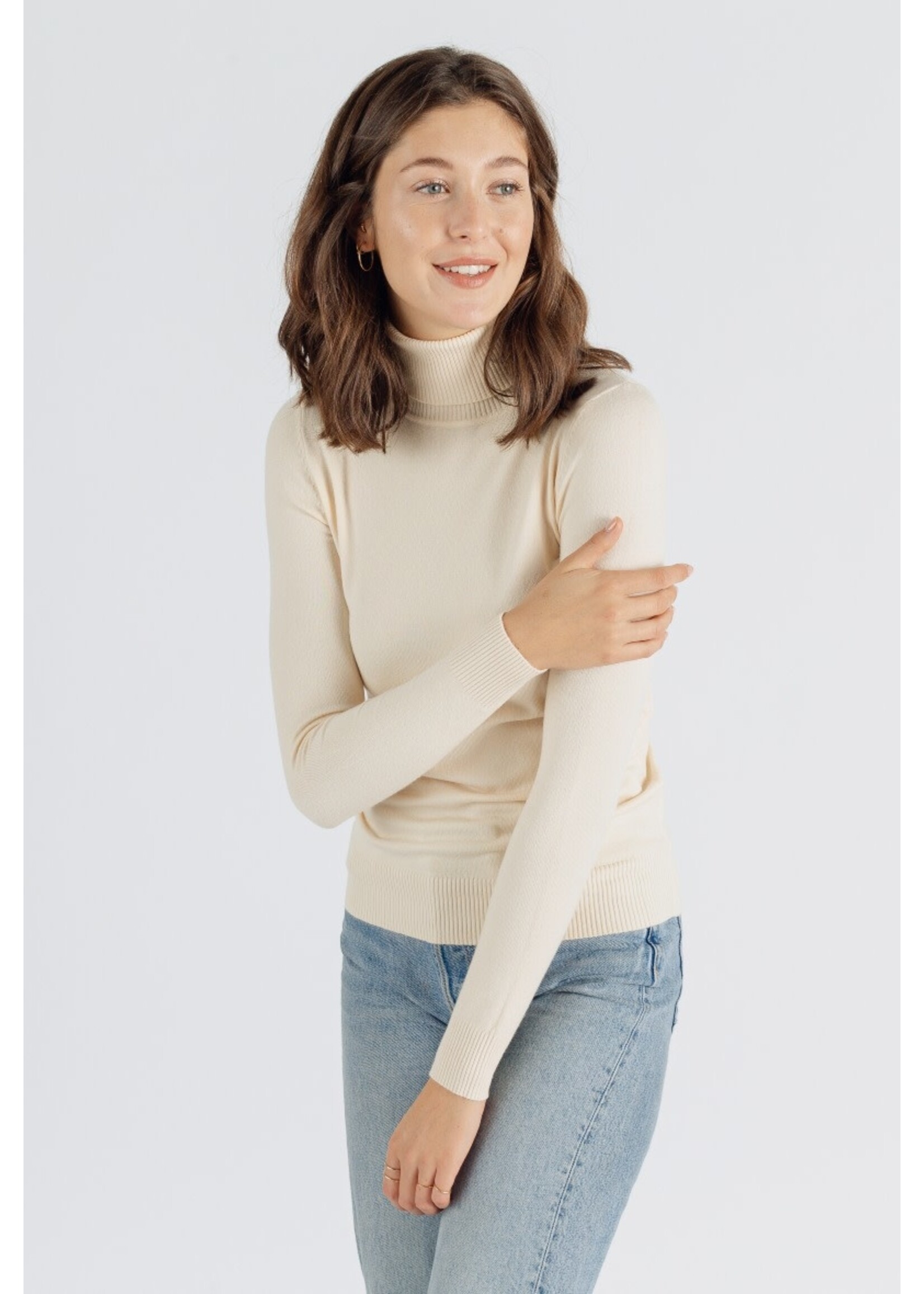 Turtle neck Beige