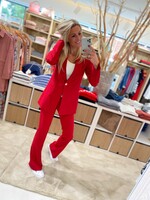 Geklede broek Bordeaux Red