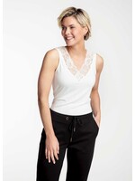 Tramontana PIPPA NOS V-NECK LACE Off-White