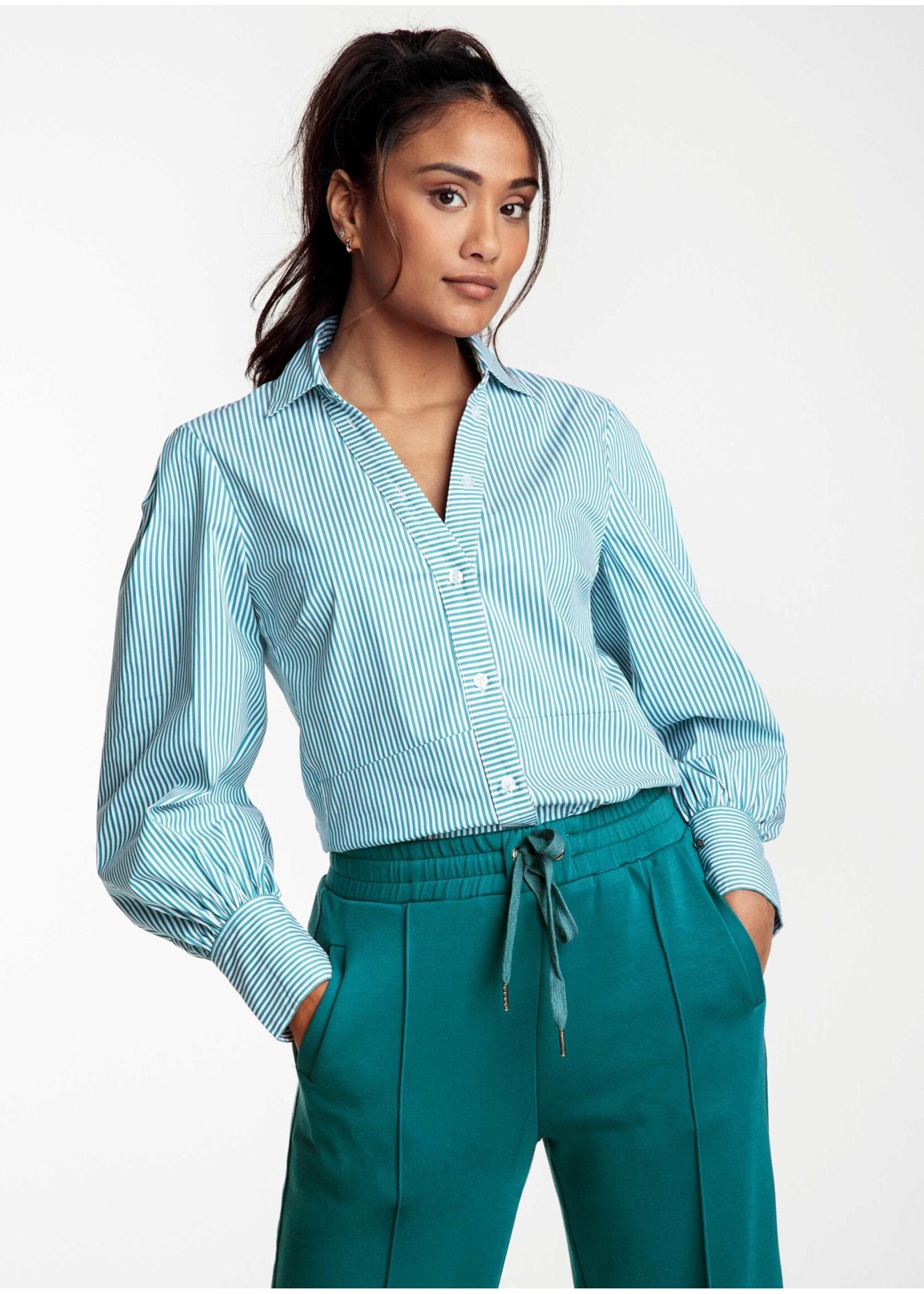 Tramontana Blouse Pin Stripes