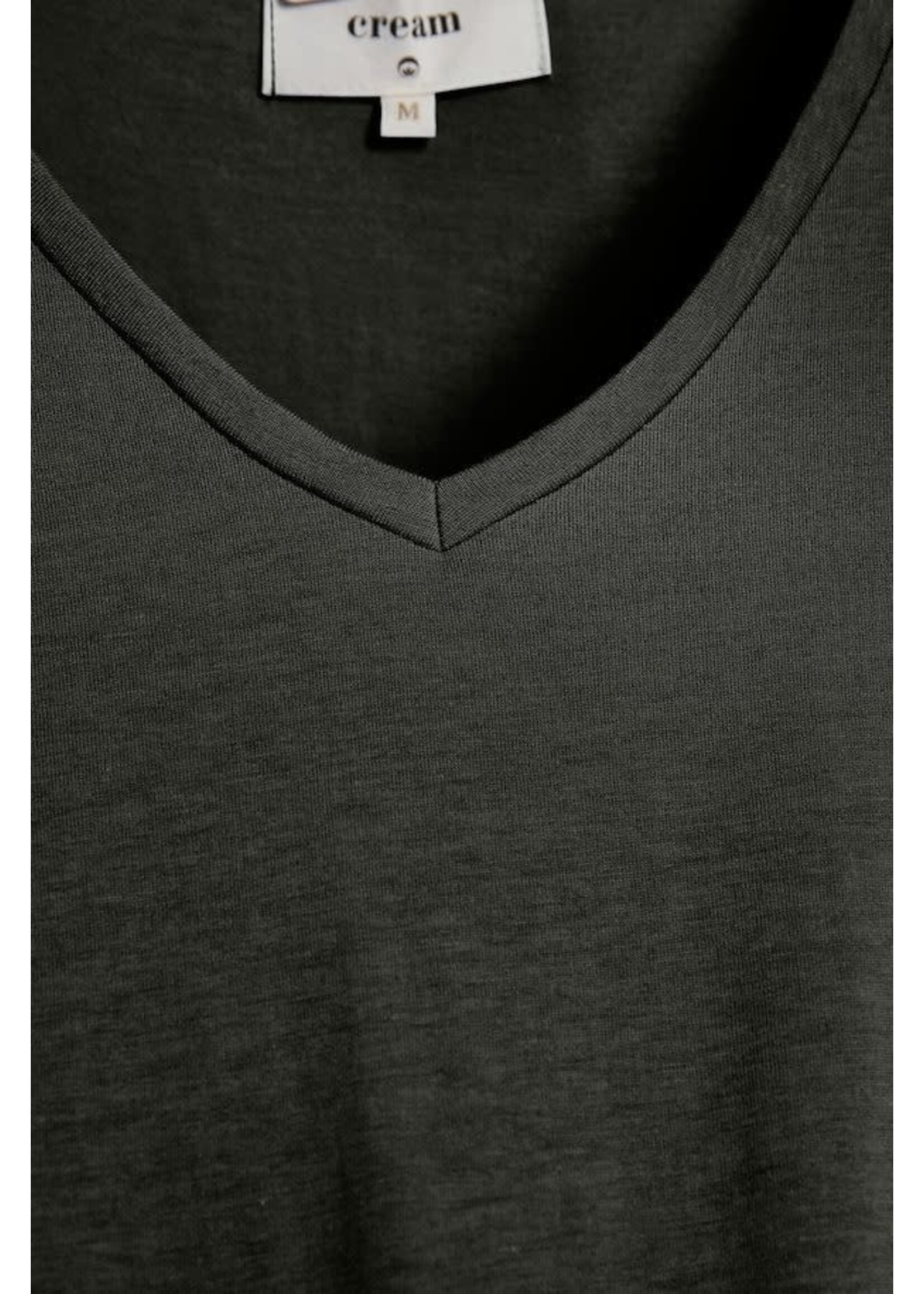 CREAM Naia T-shirt Color:Pitch Black