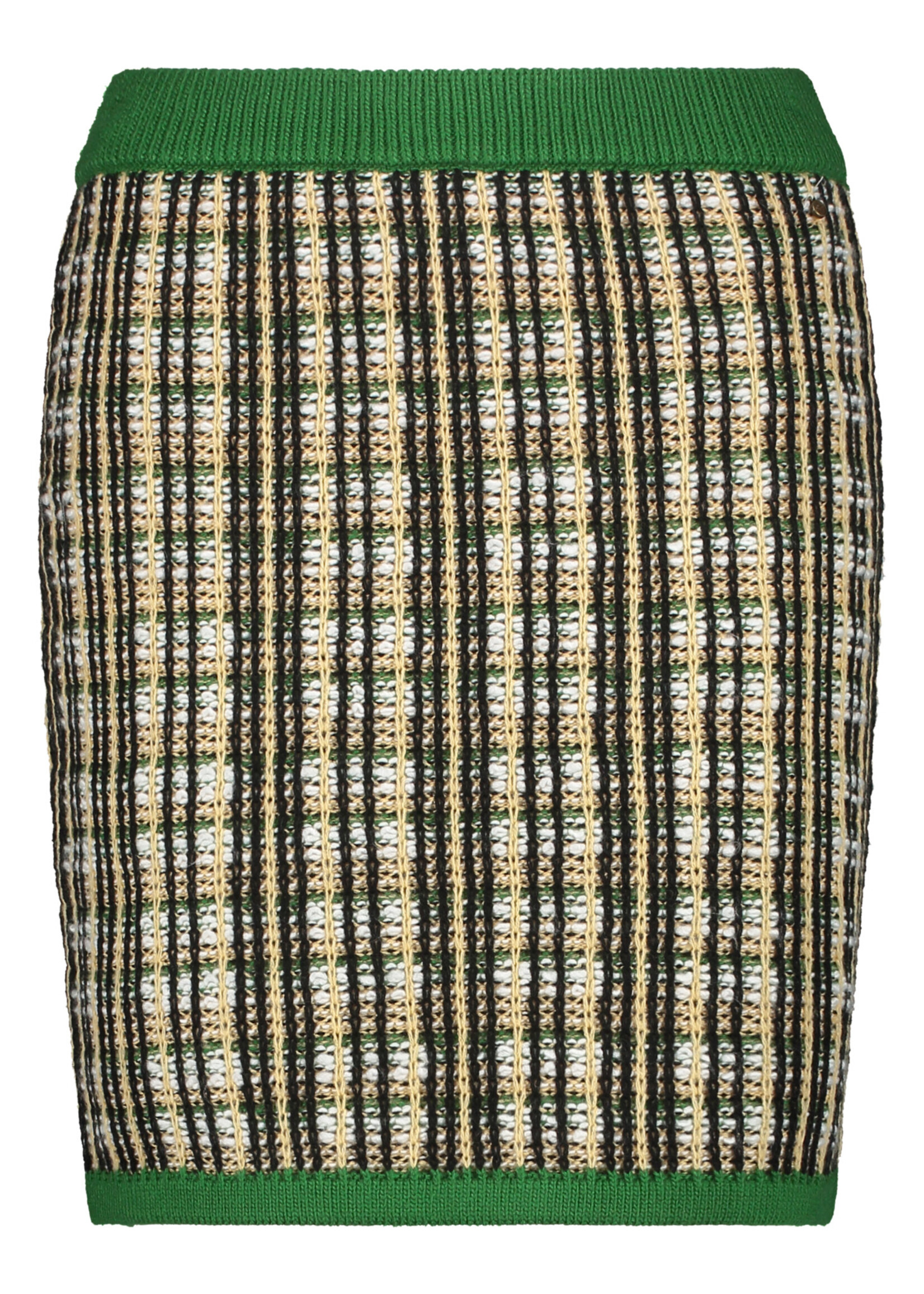 Tramontana Skirt Boucle Multi Colour Green