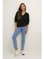 KAFFE KAEMRIA KNIT PULLOVER BLACK DEEP