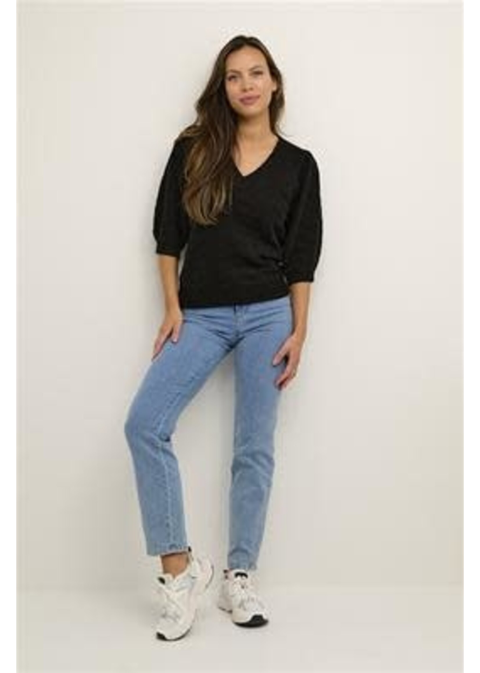 KAFFE KAEMRIA KNIT PULLOVER BLACK DEEP 10506638