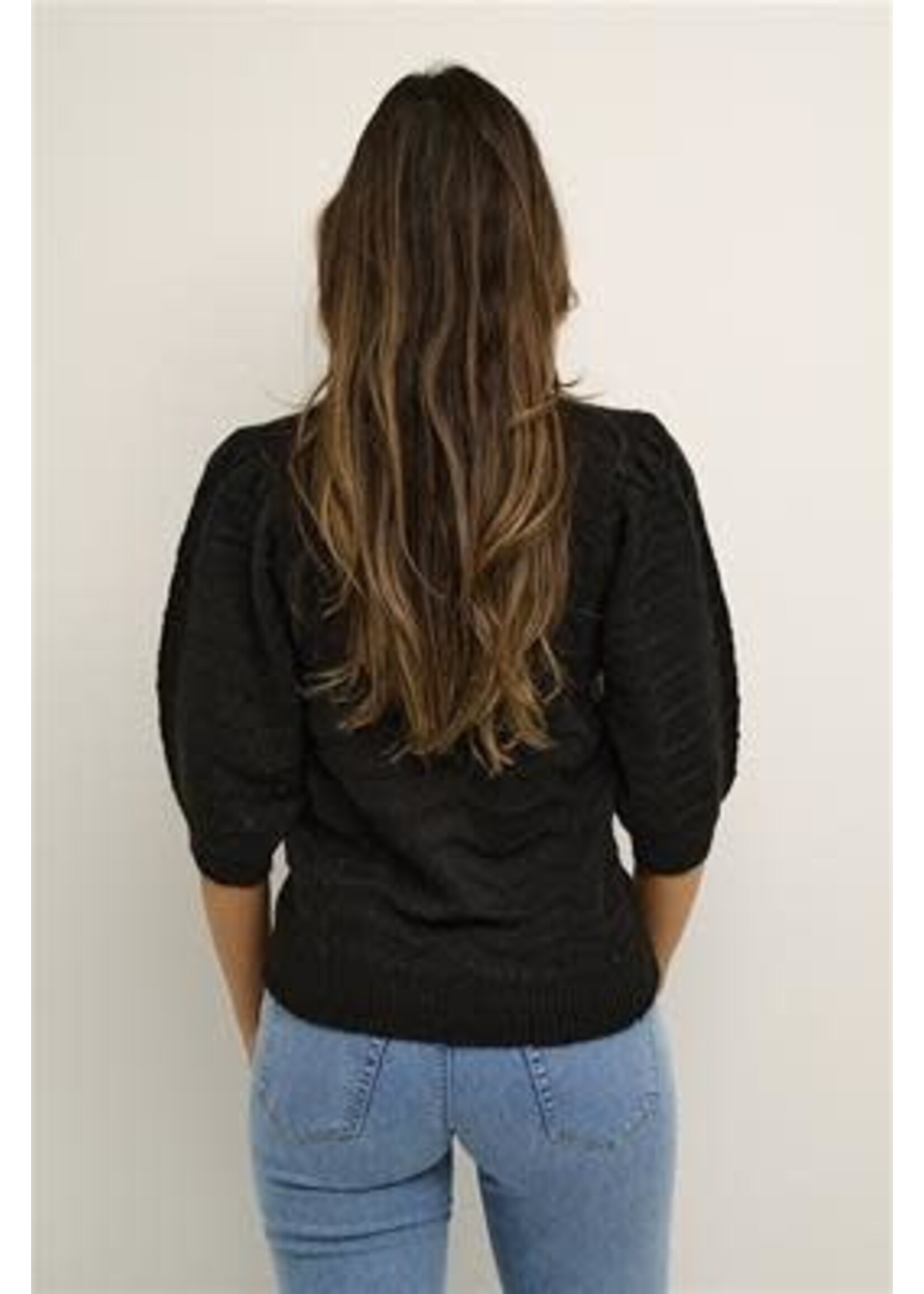 KAFFE KAEMRIA KNIT PULLOVER BLACK DEEP 10506638