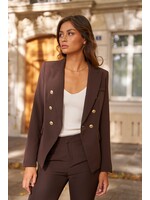 BLAZER GOLD BUTTONS CHOCOLAT