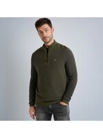 PME-Legend Half zip collar cotton knit