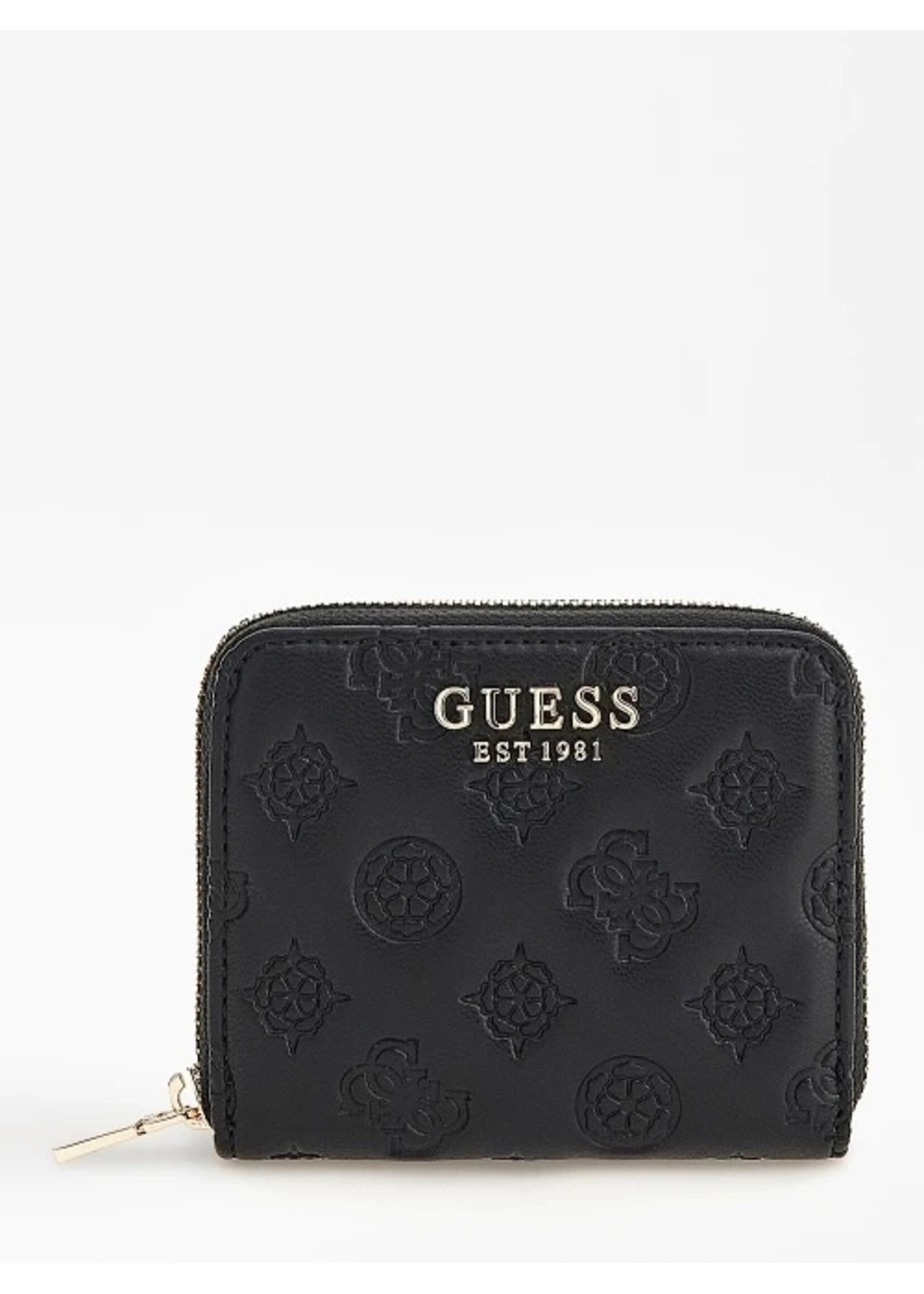 GUESS LADY Guess LA FEMME SLG SMALL ZIP AROUND Black