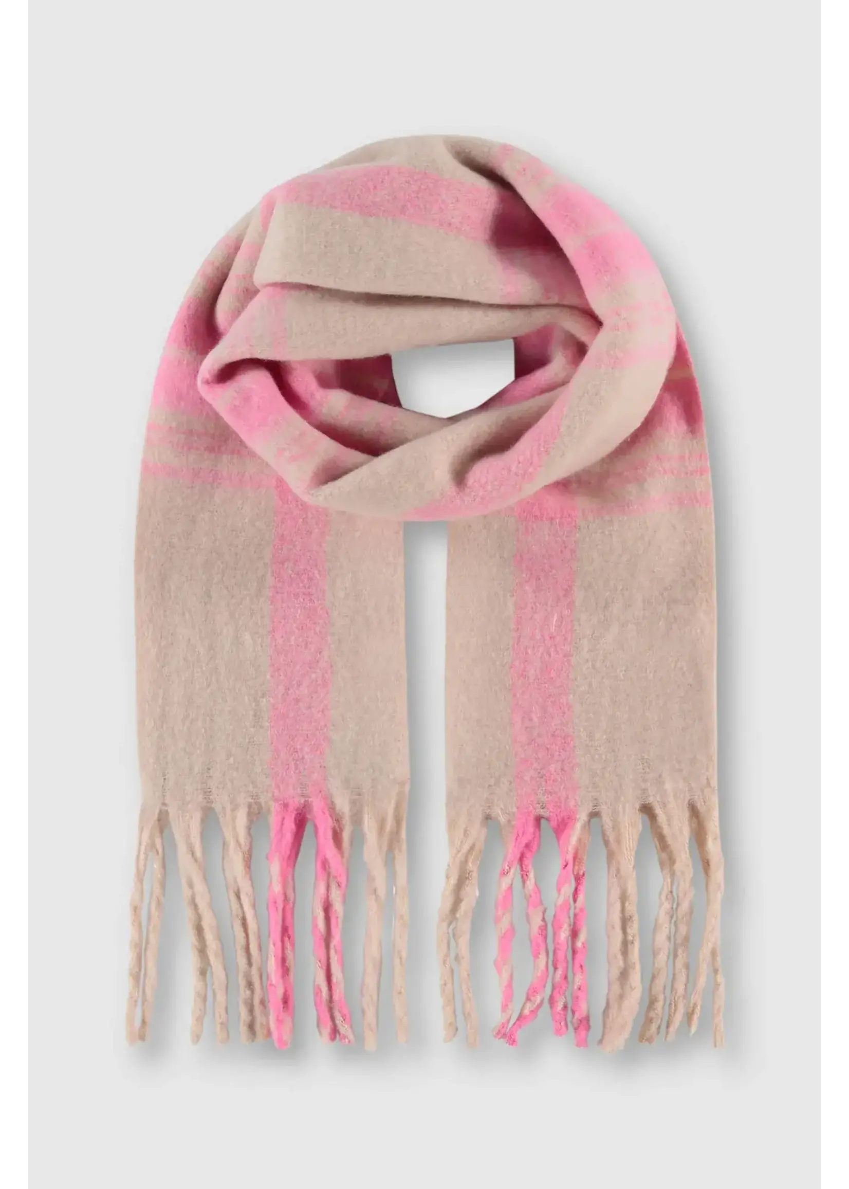 RINO & PELLE Scarf ARIA FLAMINGO