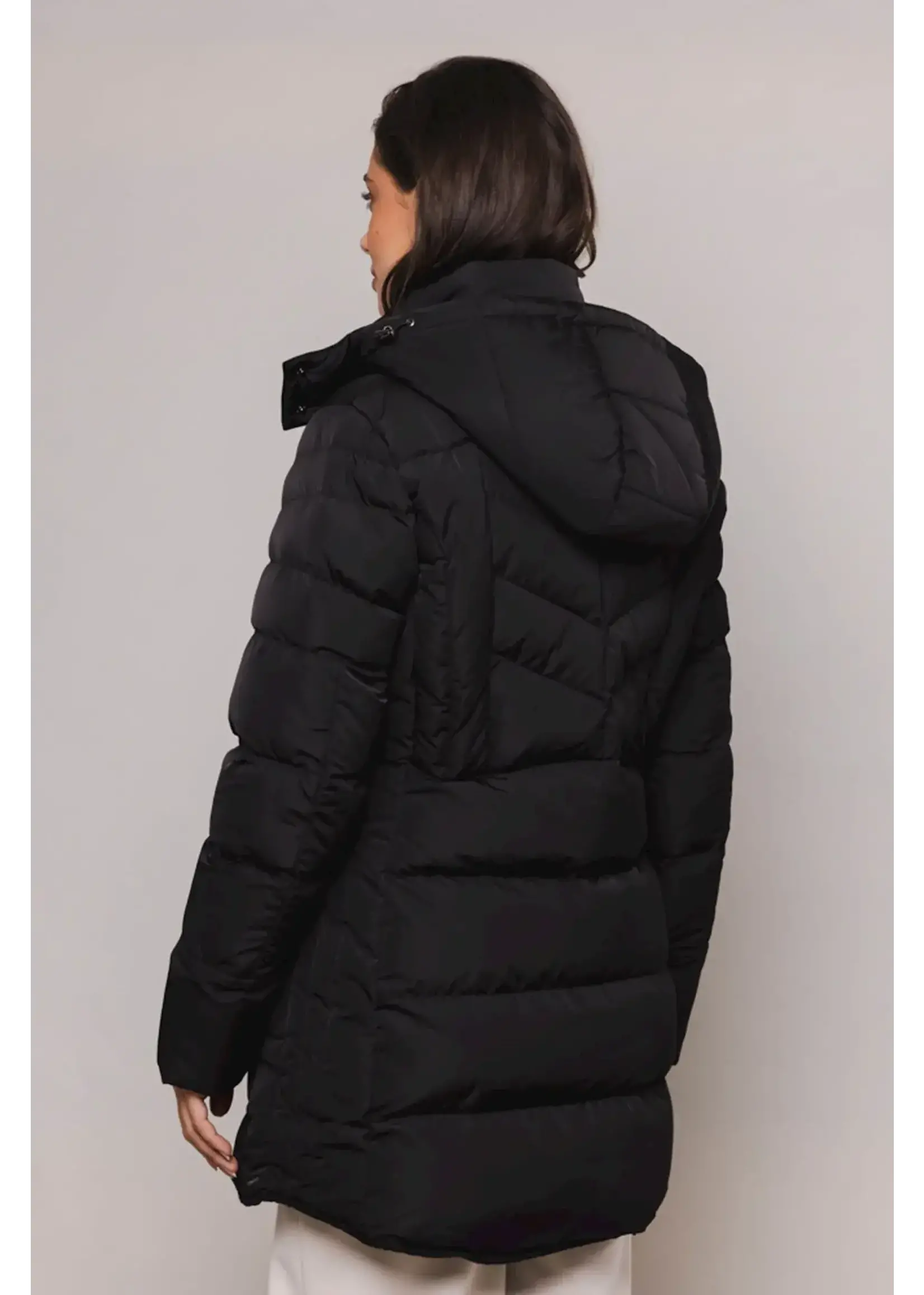 RINO & PELLE Nusa padded coat BLACK