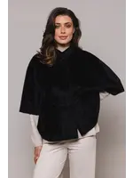 RINO & PELLE Rino&Pelle Short Cape BLACK