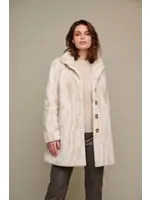 RINO & PELLE Nonna Single breasted coat SOFT IKAT