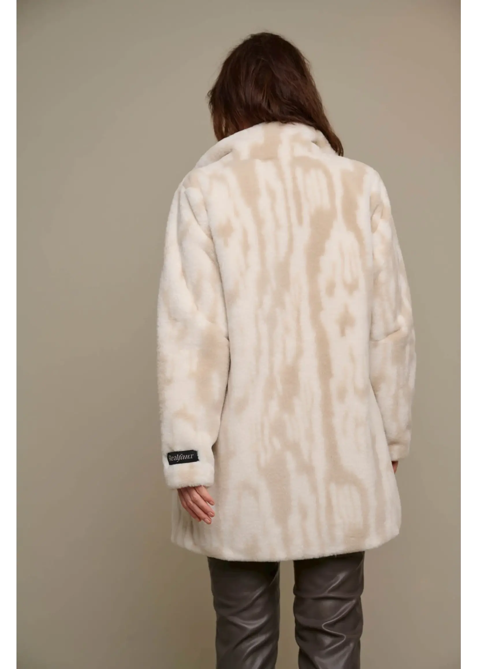 RINO & PELLE Nonna Single breasted coat SOFT IKAT