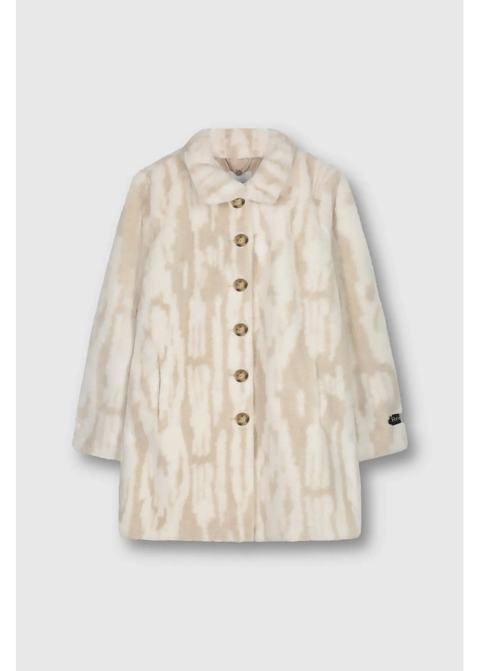 RINO & PELLE Nonna Single breasted coat SOFT IKAT