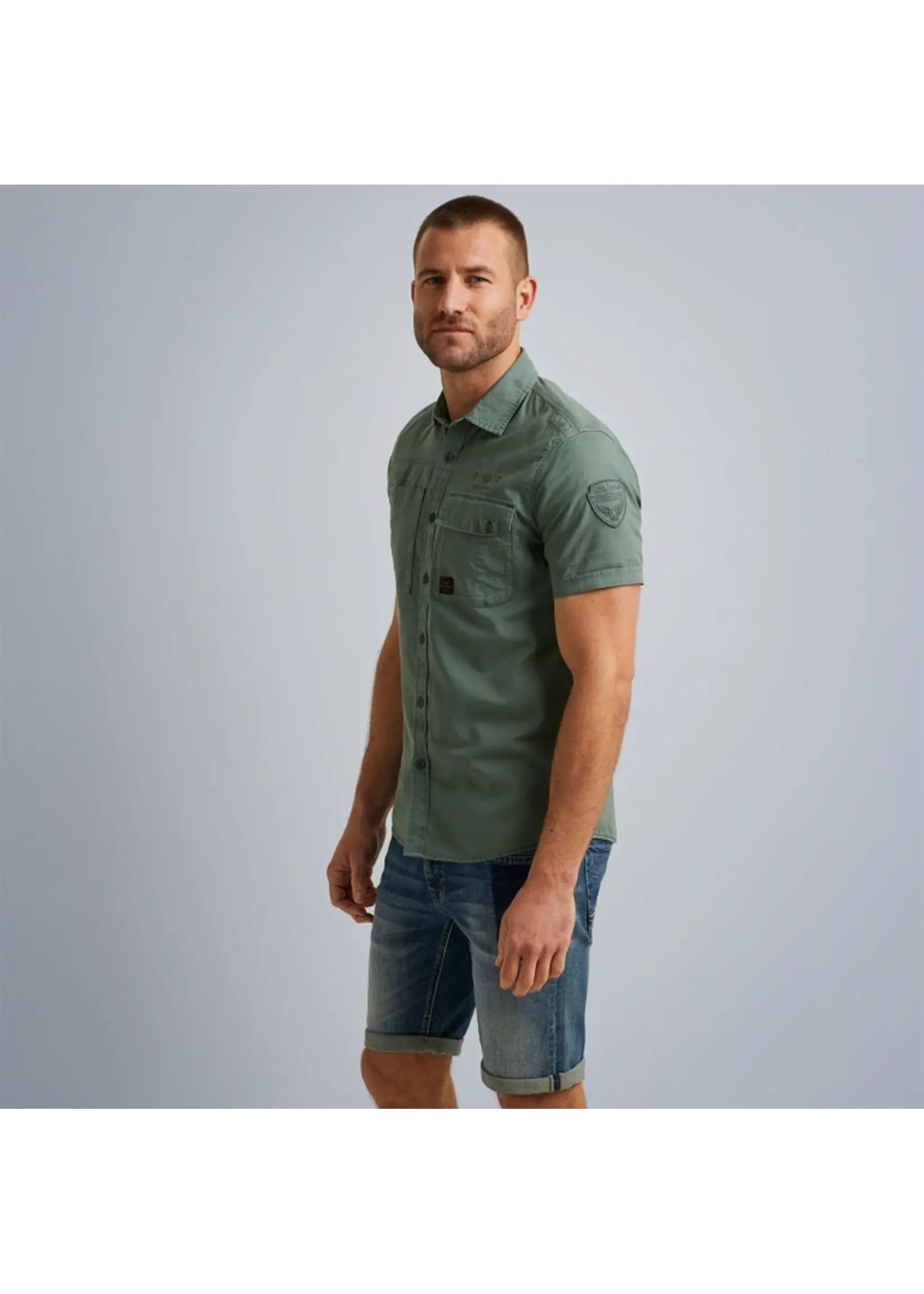 PME-Legend SHORT SLEEVE GREEN PSIS2305227