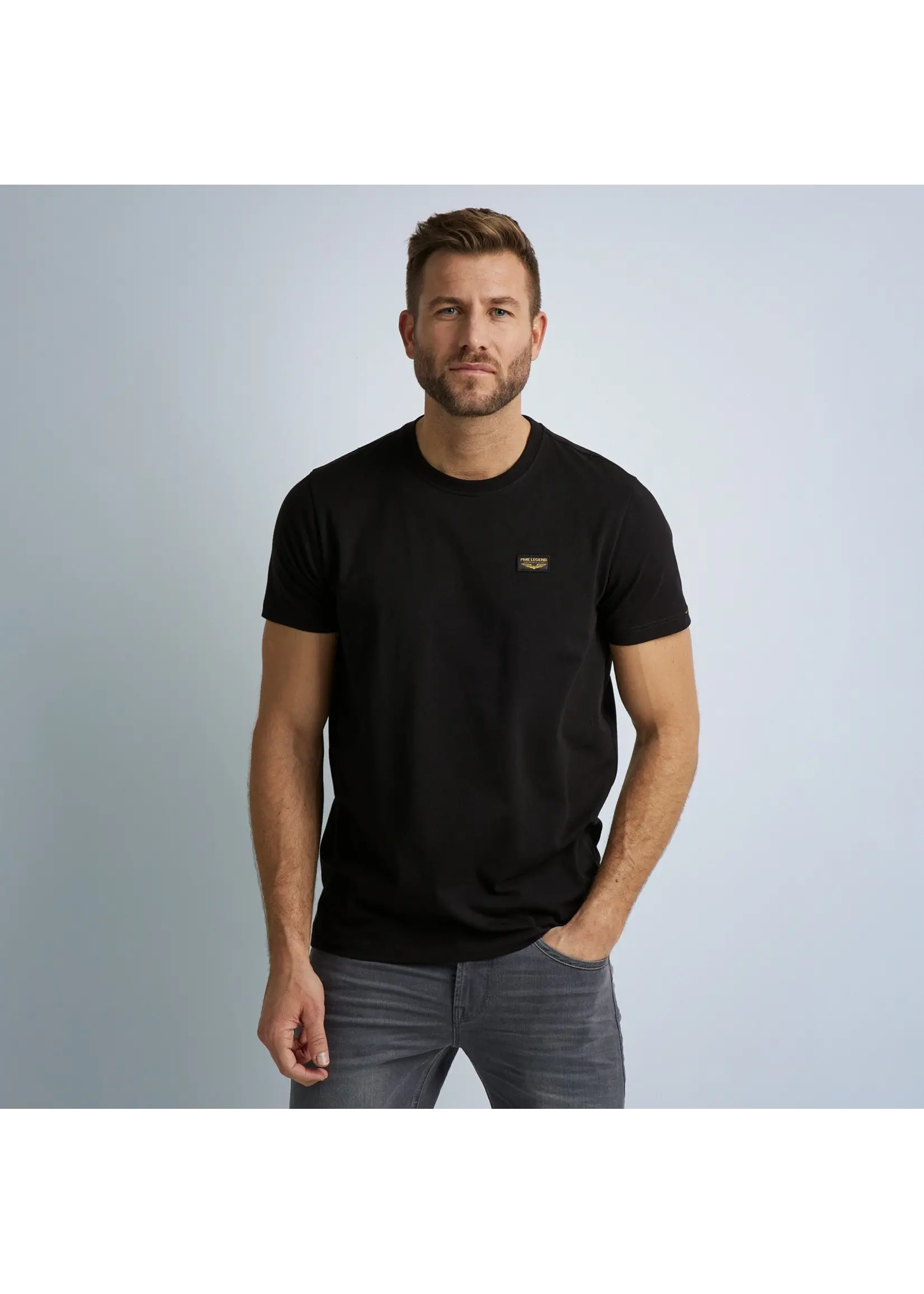 PME-Legend T-SHIRT GUYVER TEE BLACK PTSS0000555-999