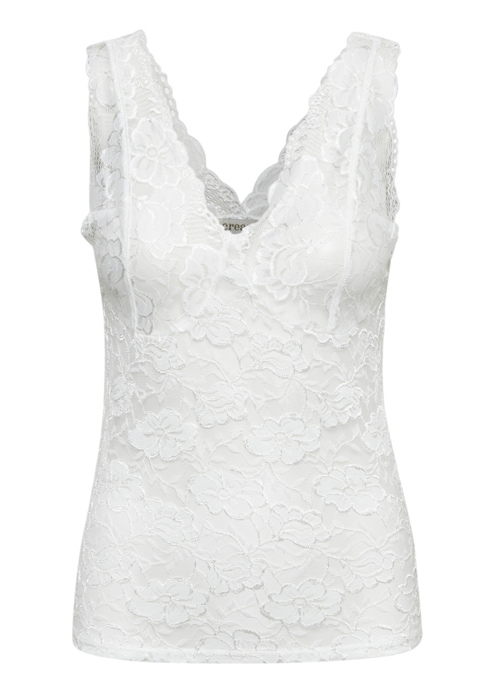 CREAM Glaze Long Top Optical White