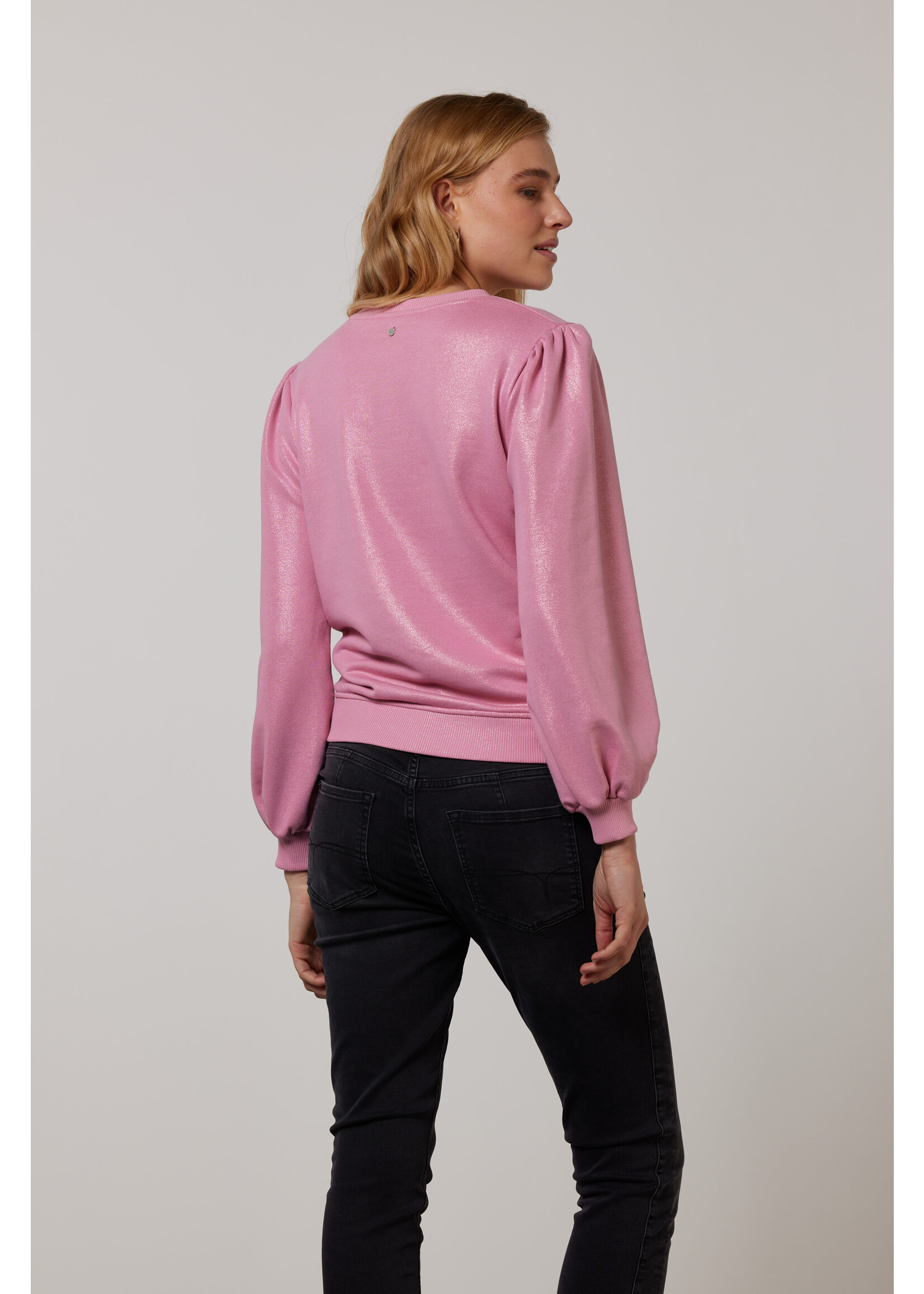 Tramontana SWEATER PUFF METALLIC ROSE