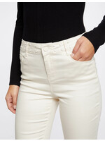 MORGAN PYUKA SLIMFIT BROEK BEIGE