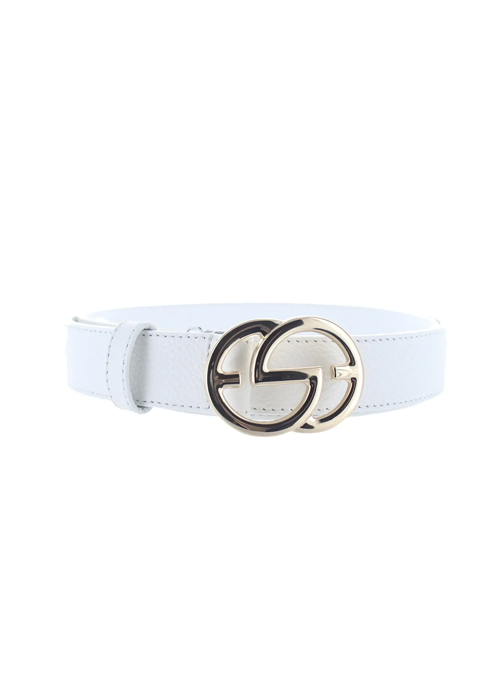 CHLOE BELT WHITE  4CM