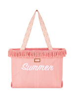 CORAL BEACH SUMMER SHOPPING BAG