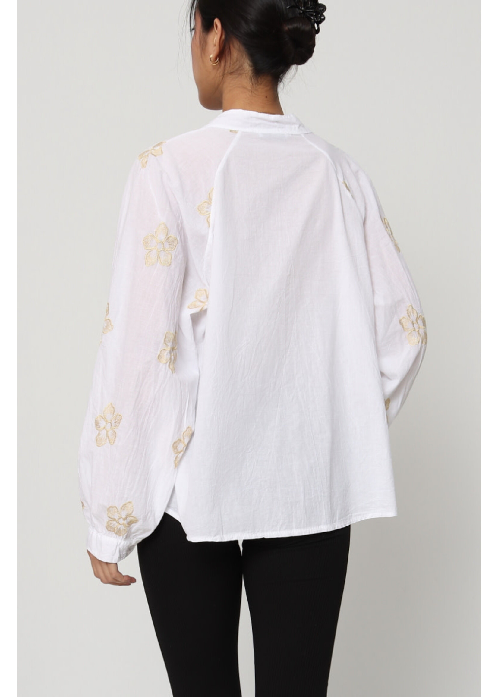 BLOUSE BRODERIE WHITE