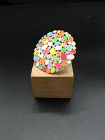 STAINLESS STEEL RING MULTICOLOR B099663